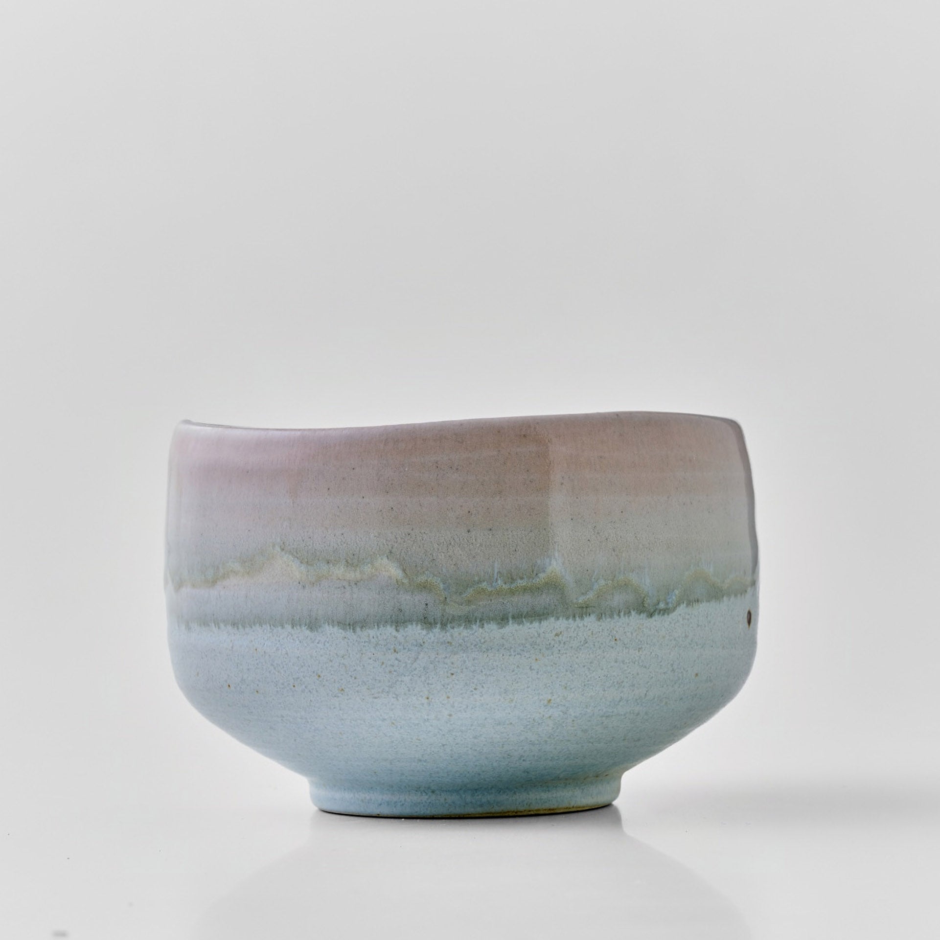 Conjunto de 3 tigelas de matcha Gifu Mino-yaki