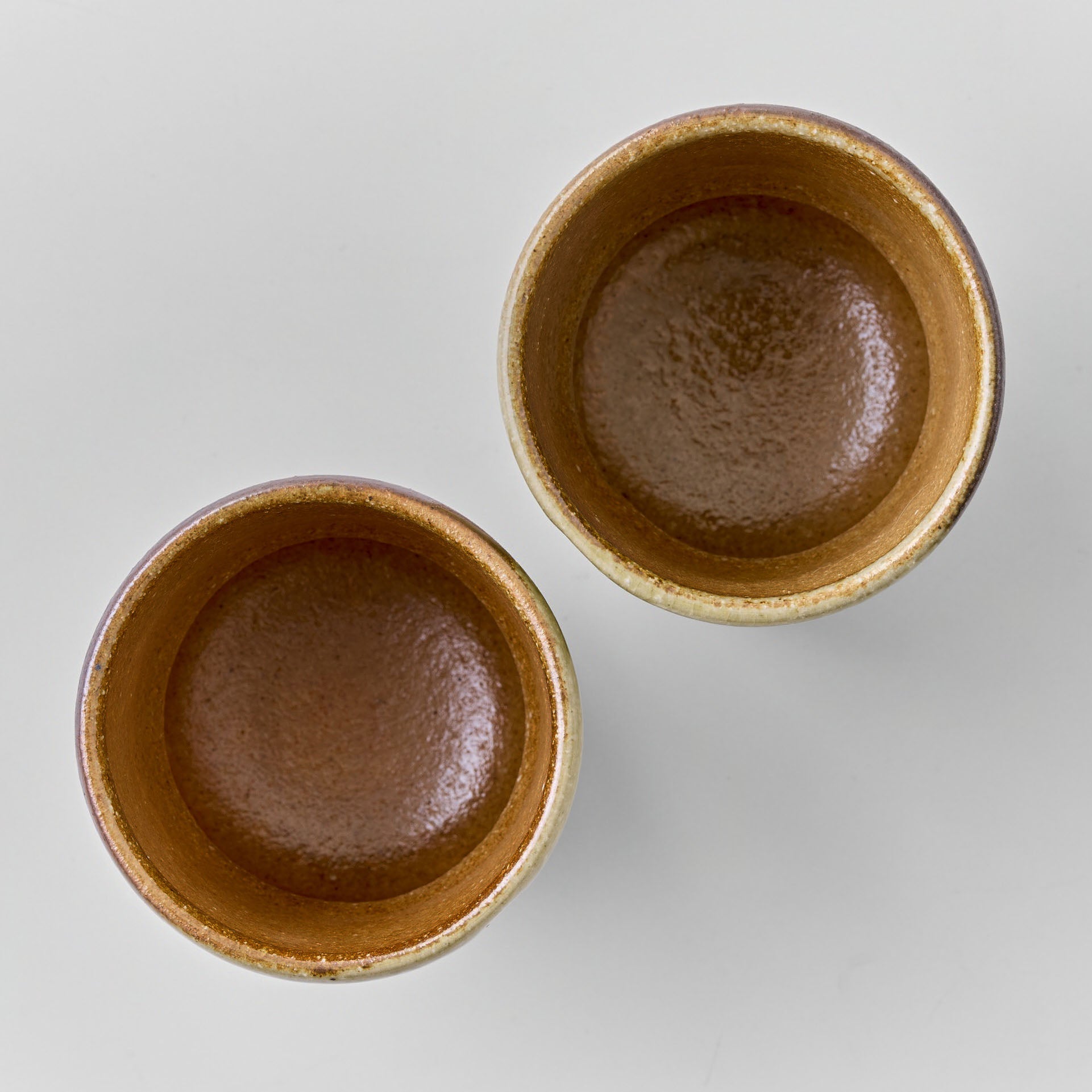 Ensemble de tasses à thé Yunomi en céramique Shigaraki de Shiga