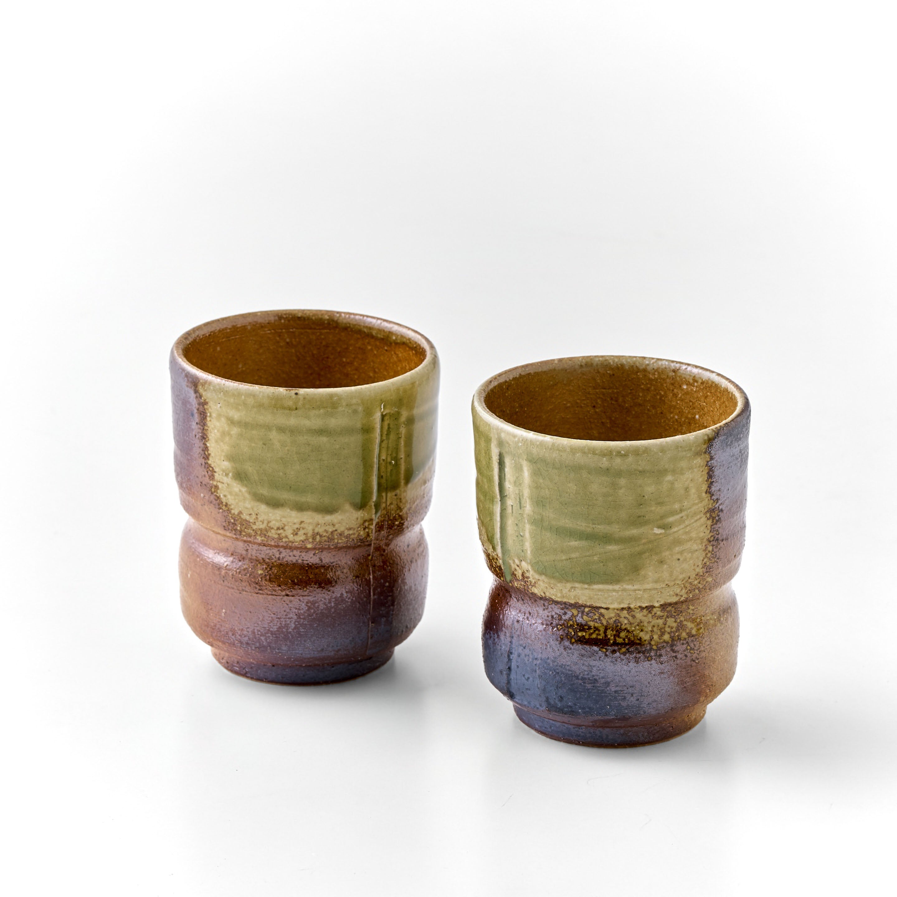 Ensemble de tasses à thé Yunomi en céramique Shigaraki de Shiga