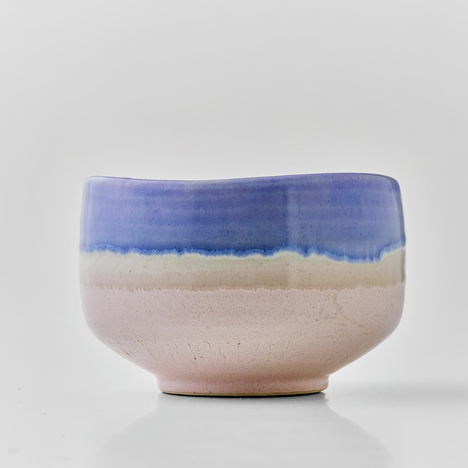 Conjunto de 3 tigelas de matcha Gifu Mino-yaki