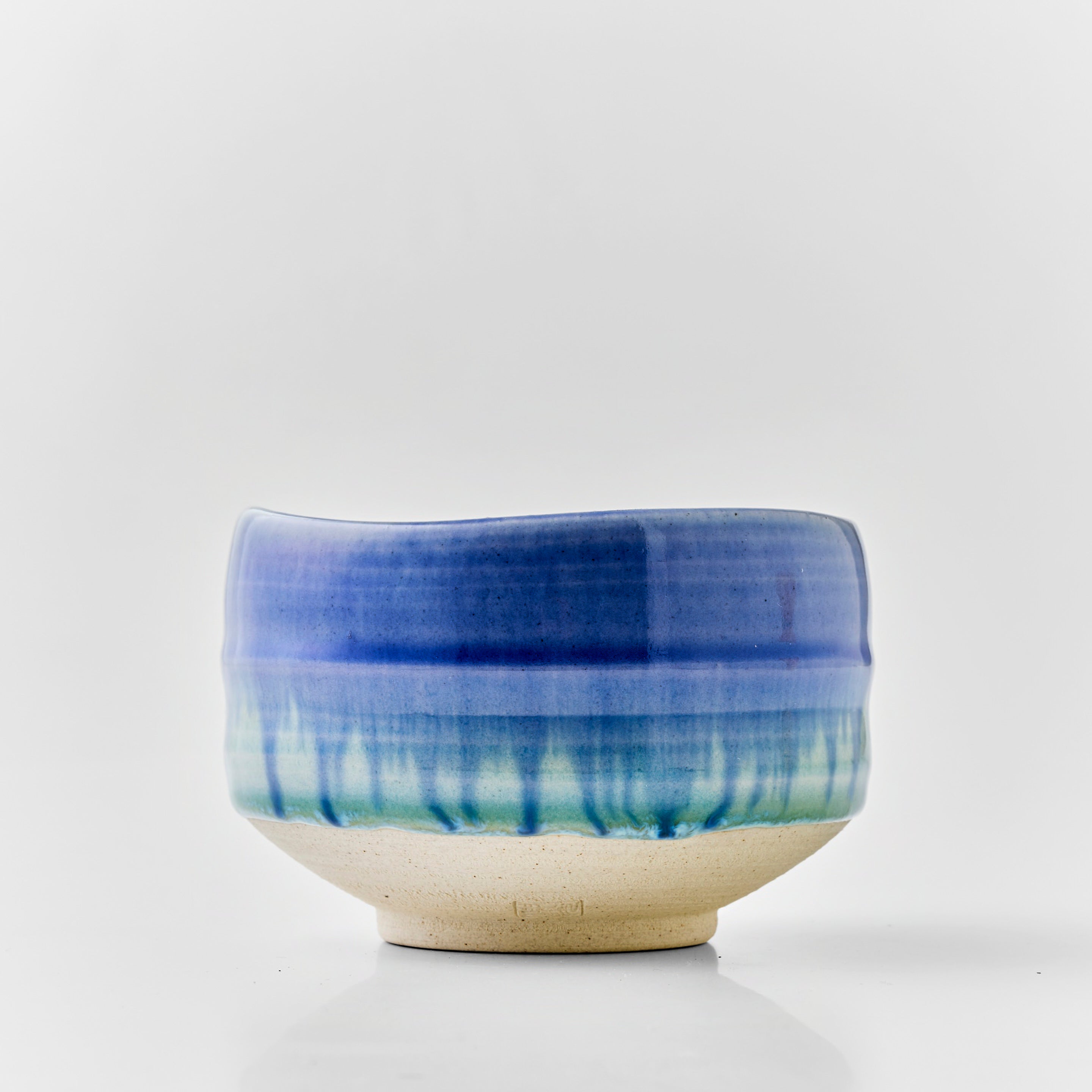 Conjunto de 3 tigelas de matcha Gifu Mino-yaki