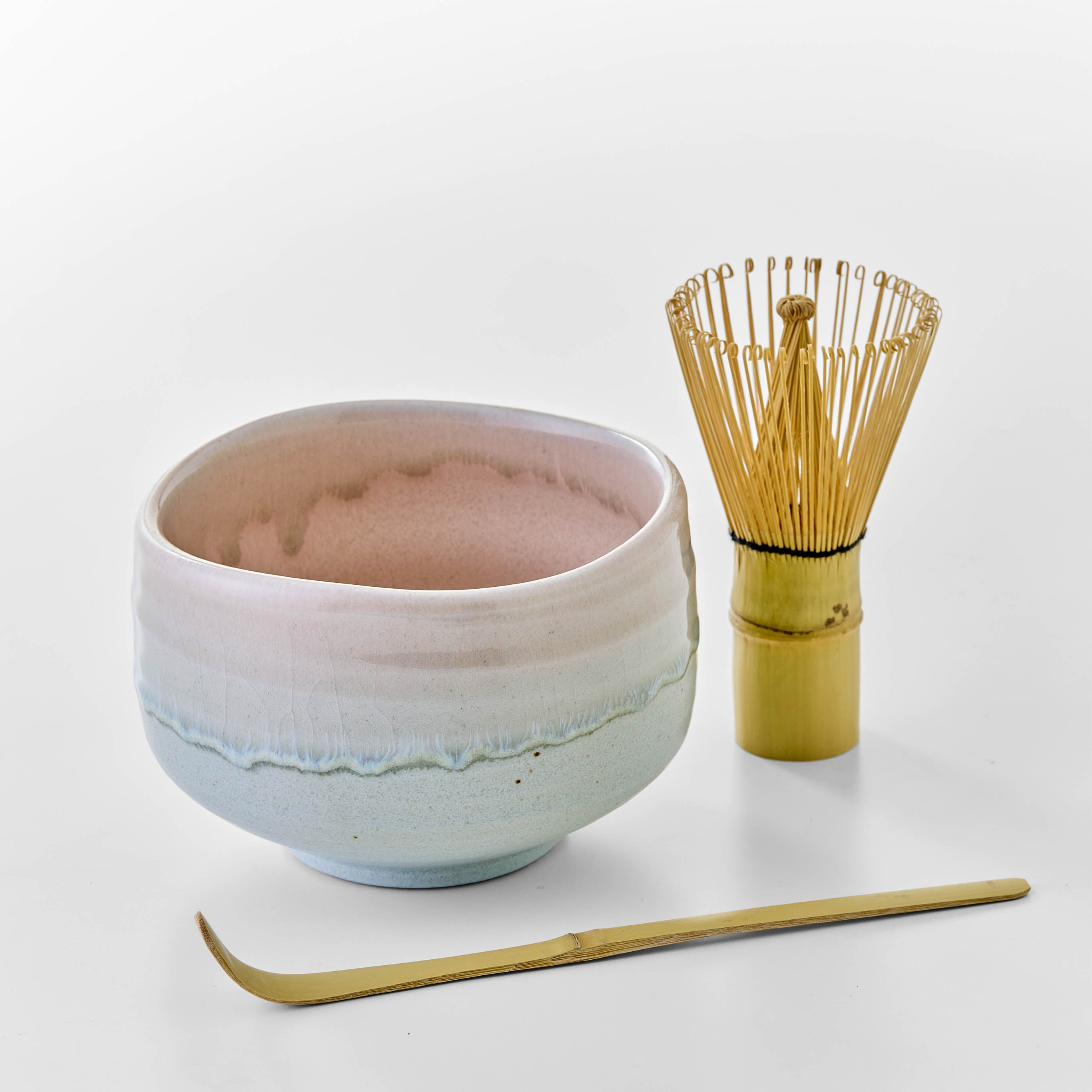 箕面焼 茶碗 抹茶碗 抹茶椀(岐阜・美濃焼) 3点セット