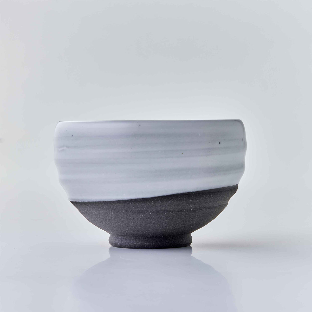 Ciotola per matcha (ceramica Kyōyaki-Kiyomizuyaki)