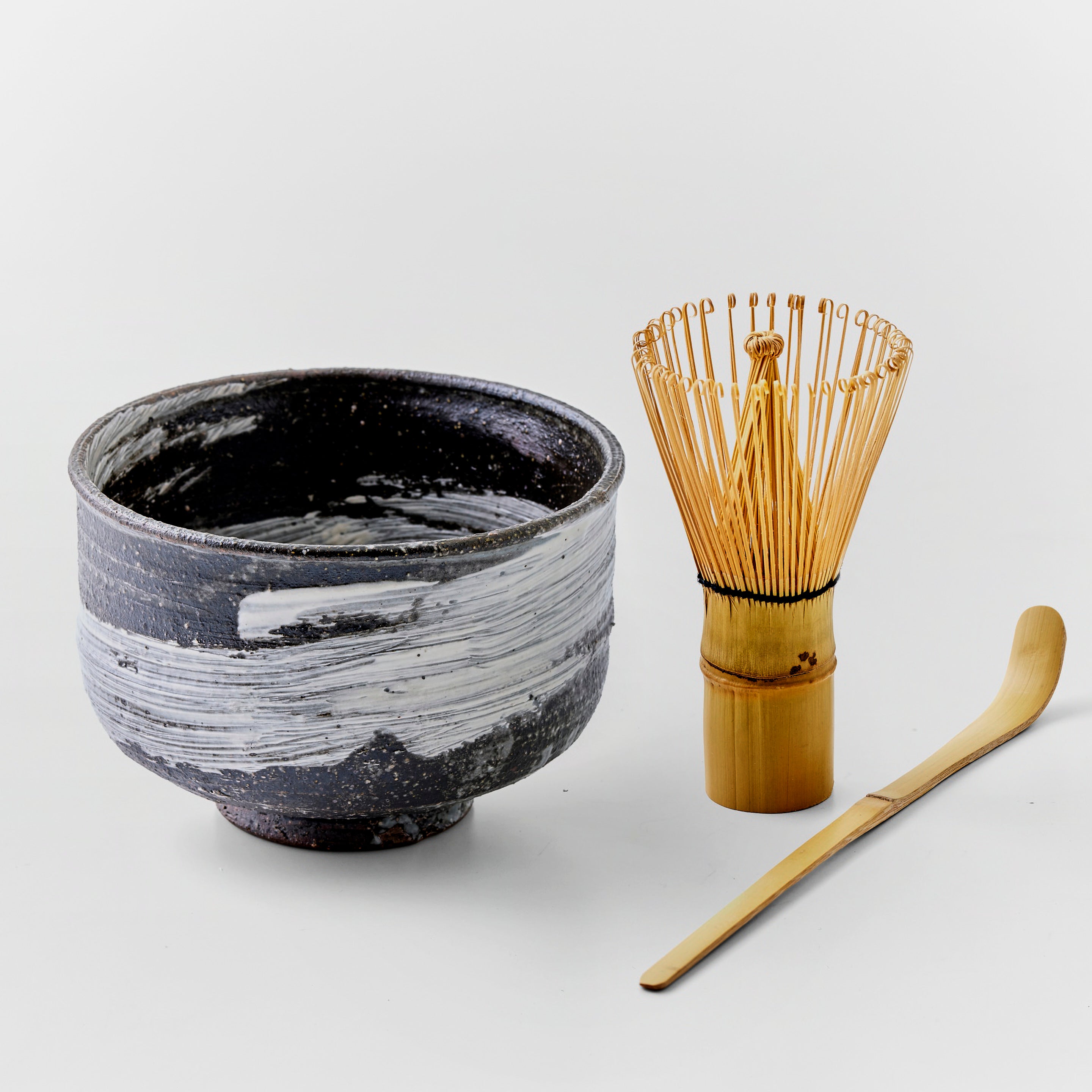 抹茶(有機栽培)＋抹茶椀　4点セット（滋賀・信楽焼）