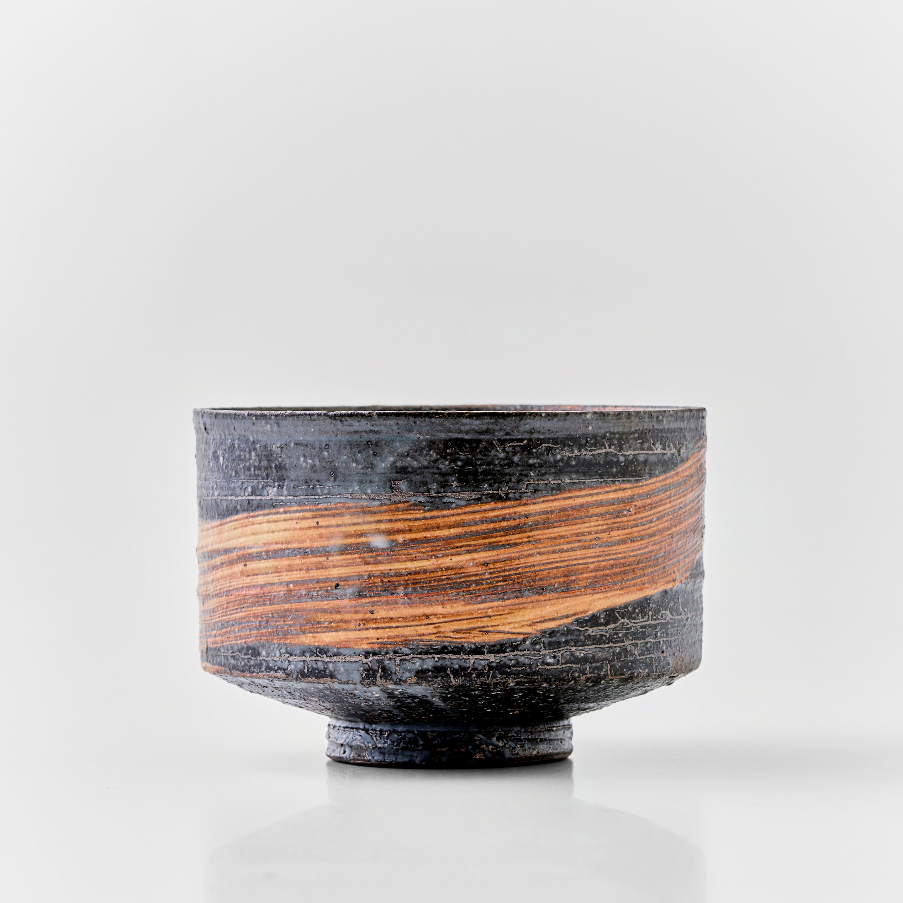 Set 3 Cawan Matcha Shigaraki dari Shiga