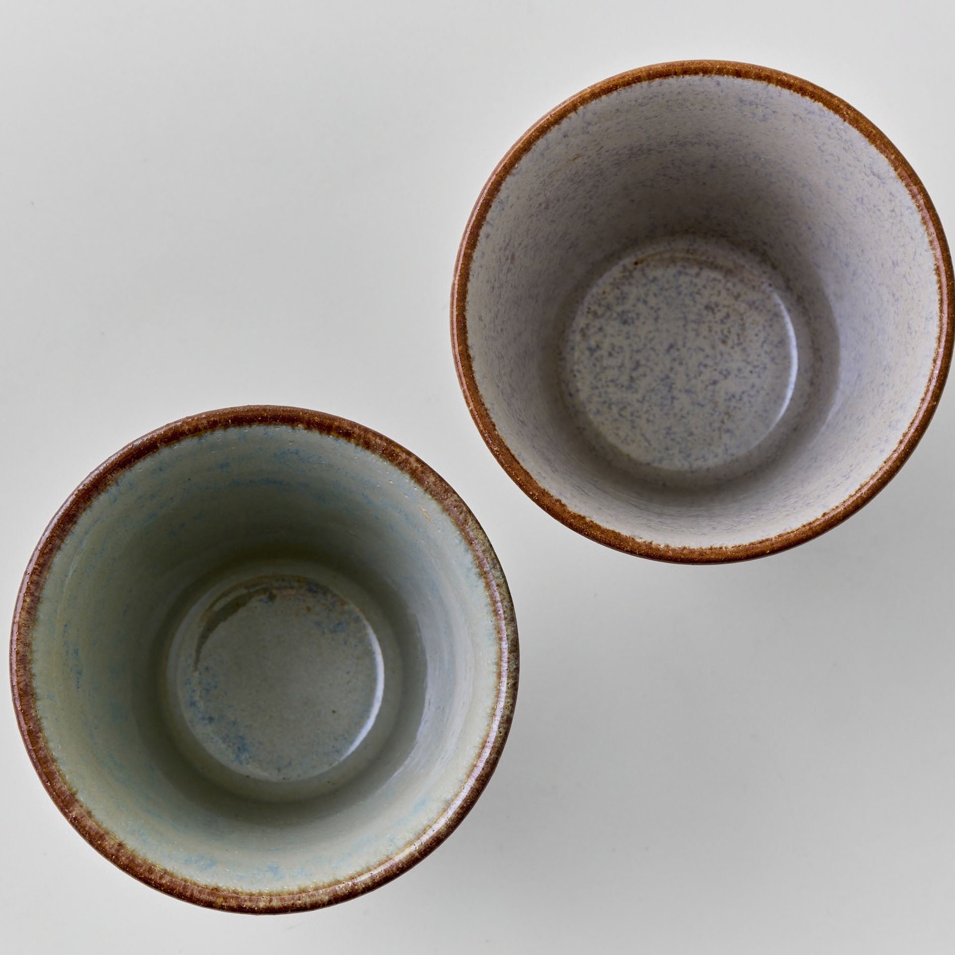 Set Cawan Teh Dua Warna Garisan (Nishikishima)
