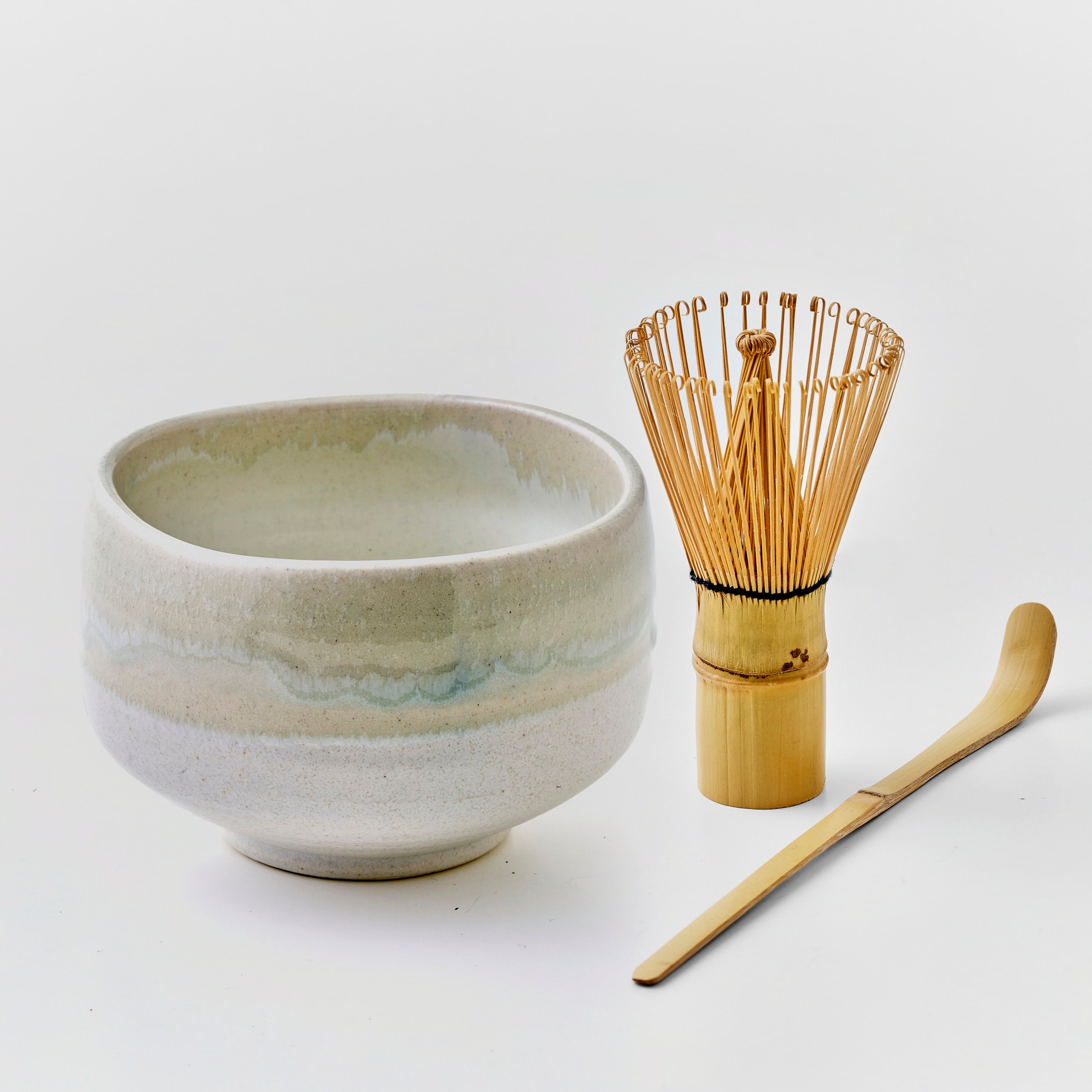 Set 3 Cawan Matcha Gifu Mino-yaki