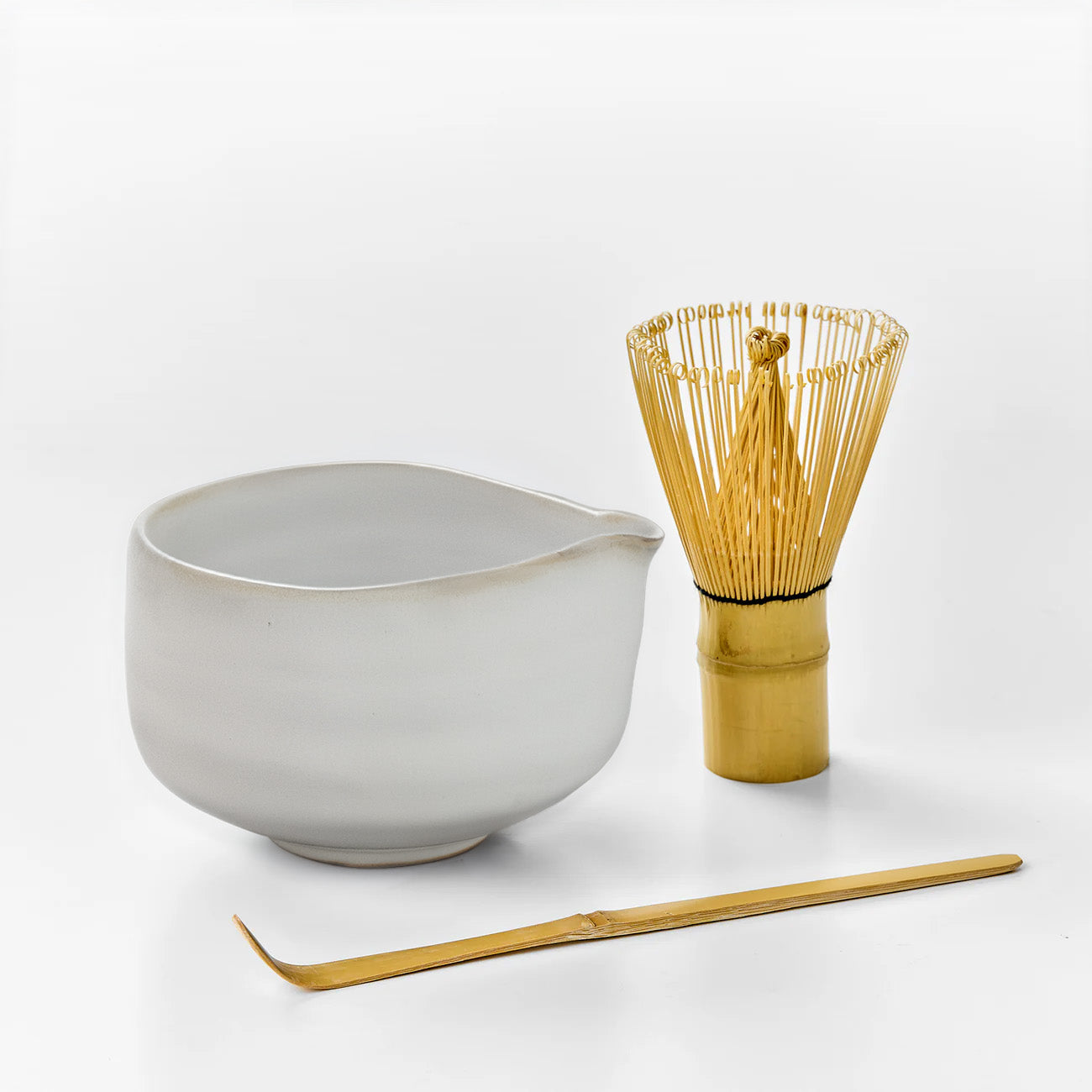 抹茶椀(片口・長崎・波佐見焼) 3点セット