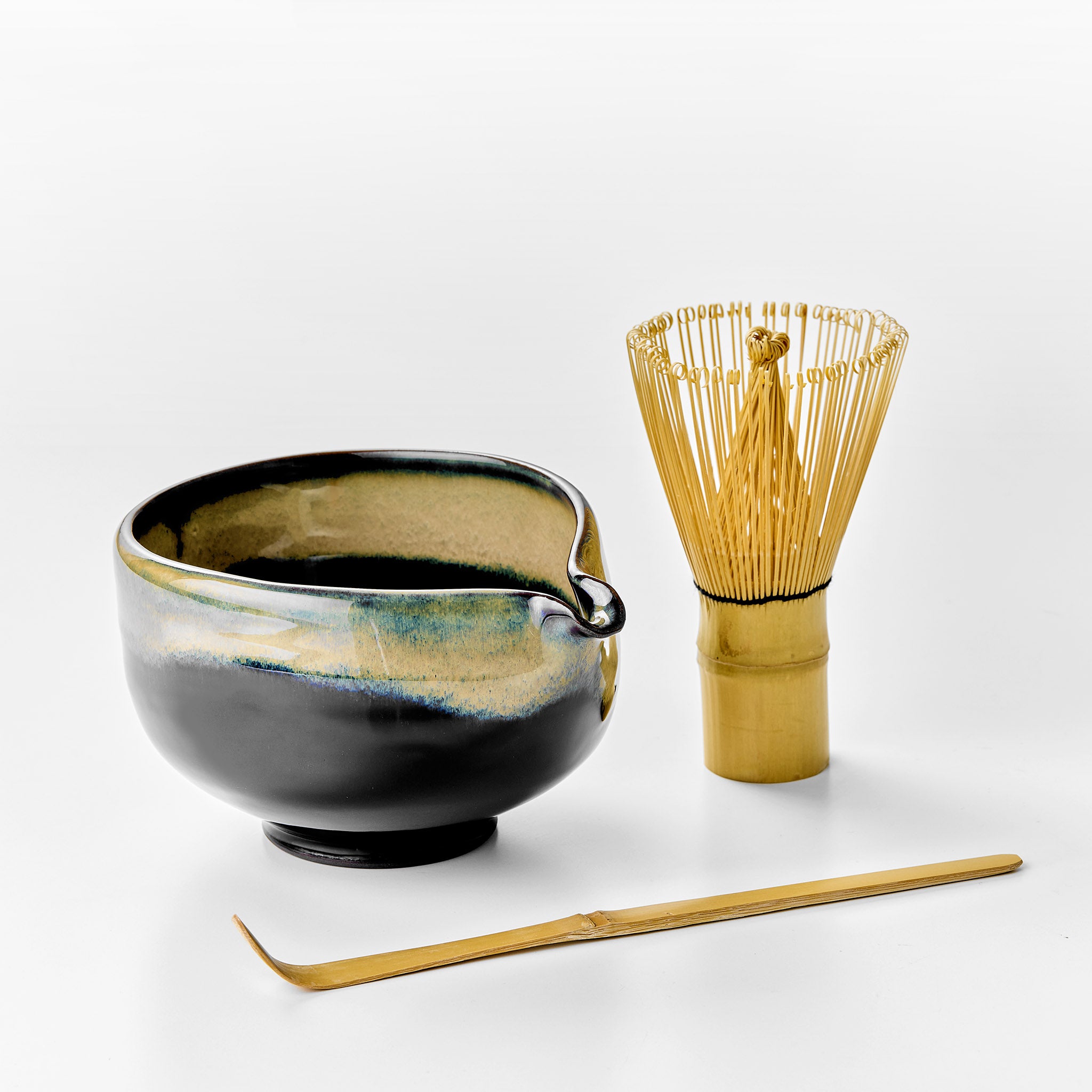 抹茶碗(片口・長崎・波佐見焼) 3点セット