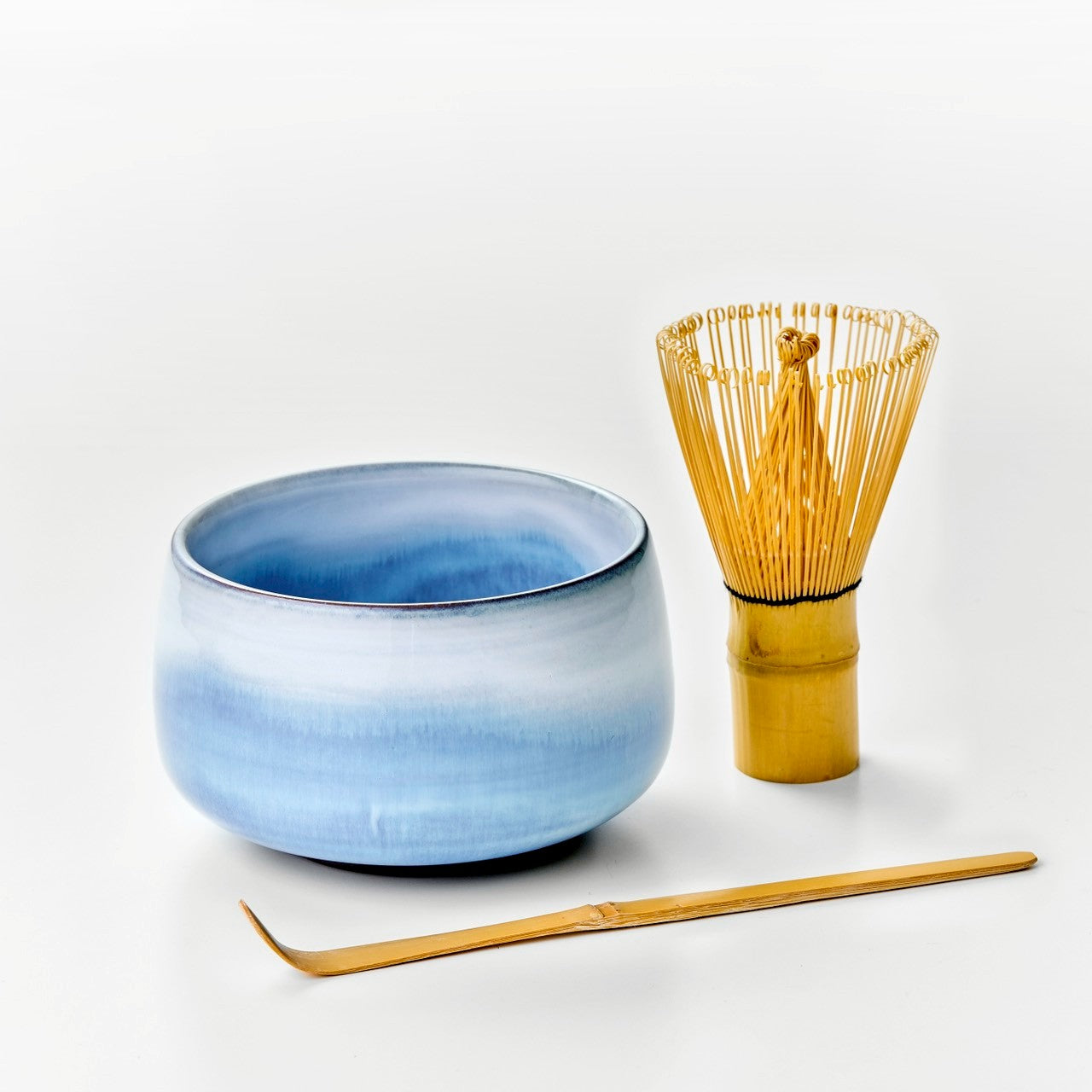 有機抹茶＋抹茶椀(長崎・波佐見焼) 4点セット
